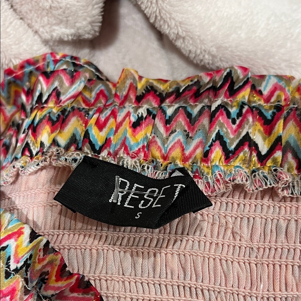 Refresh Multicolor Zigzag Mini Skirt - image 2